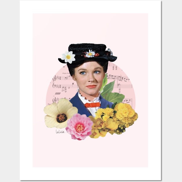 Mary Poppins Collage Wall Art by luliga